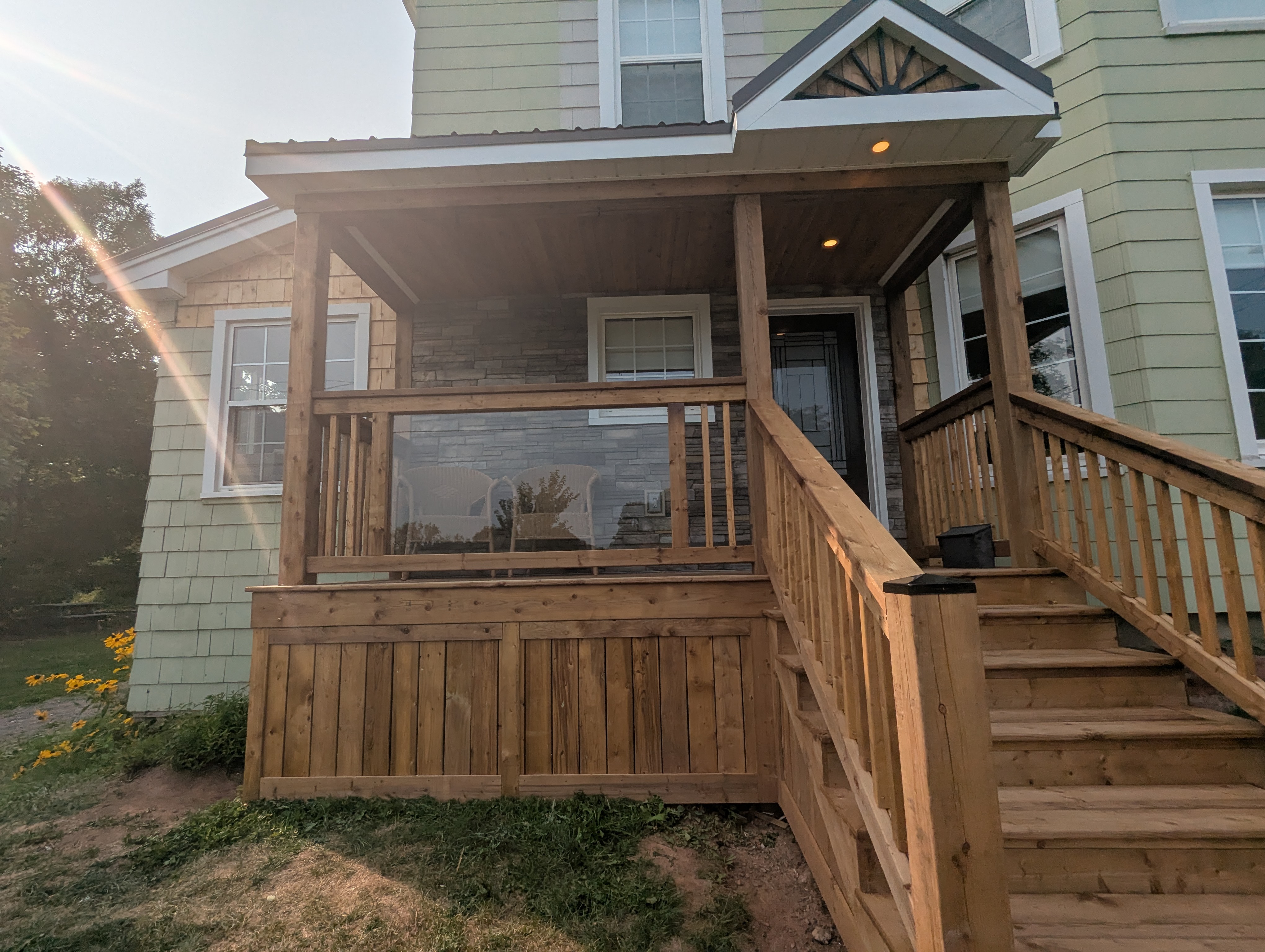 Covered Porch & Deck
